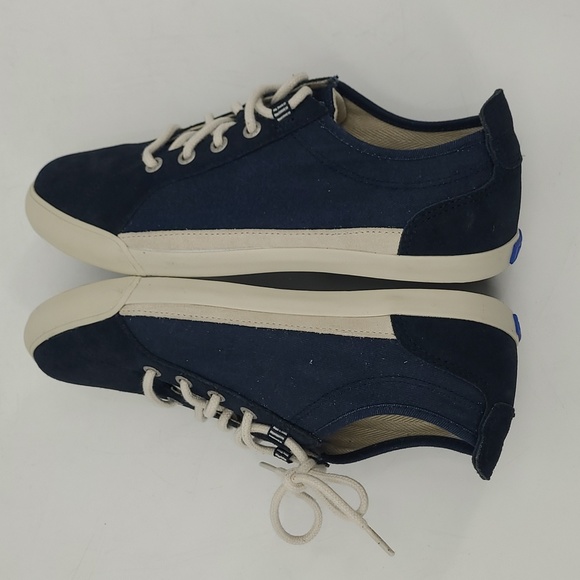 NWOT Navy Suede/Canvas Combo Keds Sneakers Women's Size 7.5 - Picture 7 of 9